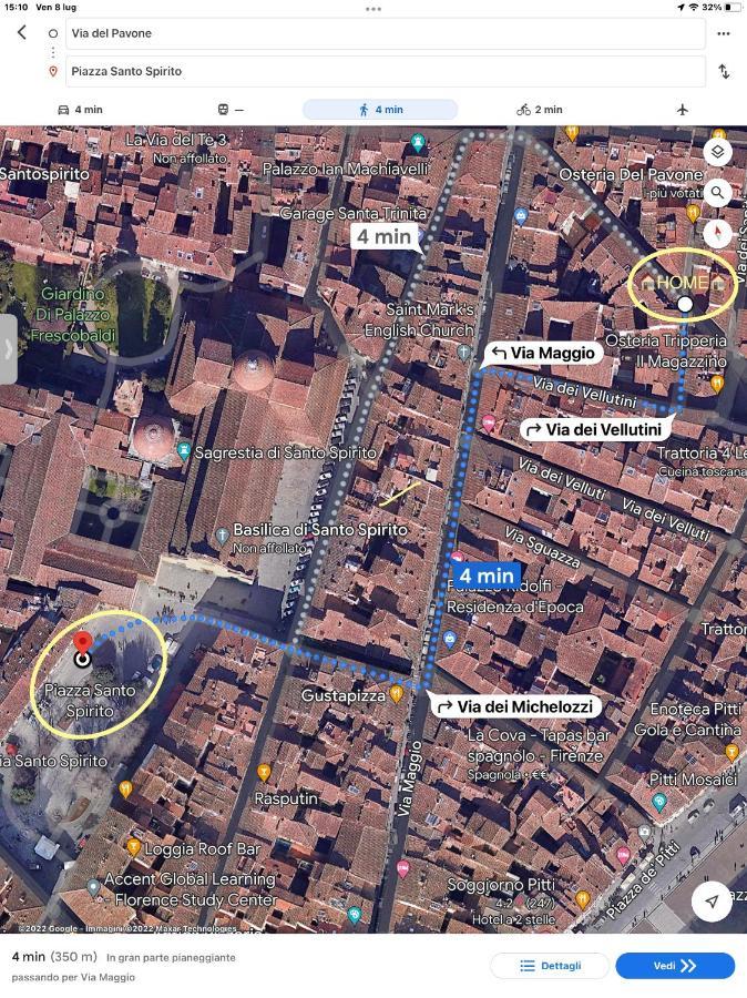 Uffizi & Santo Spirito Family/Groups Apartment Firenze Eksteriør bilde