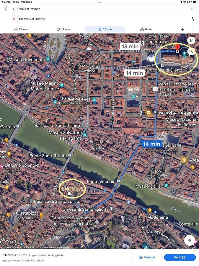 Uffizi & Santo Spirito Family/Groups Apartment Firenze Eksteriør bilde